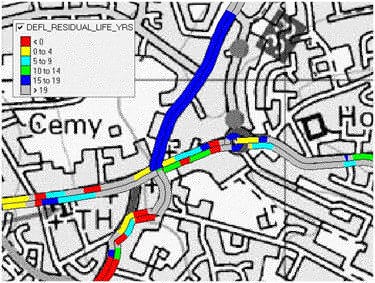 WDM美国弯沉仪报告公路剩余寿命数据